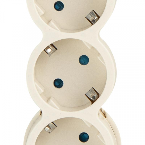 Фильтр сетевой 5х3м с/з с выкл 2кВт 10А/2 сл. кость Duwi 32572 7