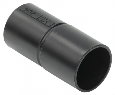 Муфта труба-труба GI32G черн. ELASTA IEK CTA10D-GIG32-K02-025