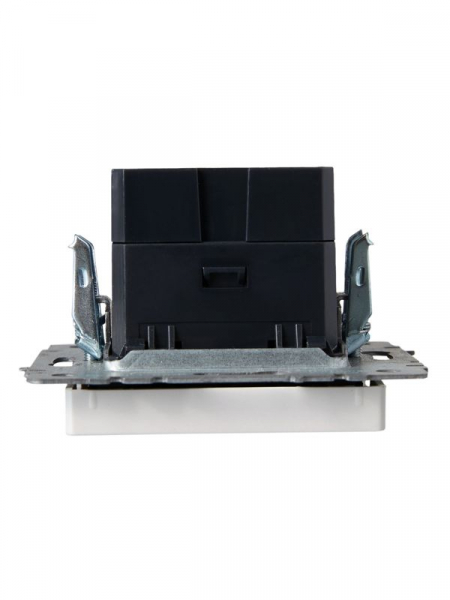 Розетка BRITE USB A+A 3.1А РЮ10-1-БрЖ жемчуж. IEK BR-U21-D31-K36