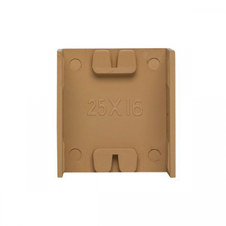 Соединитель на стык 25х16 под свет. дерево Plast PROxima (уп.4шт) EKF conl-25-16x4