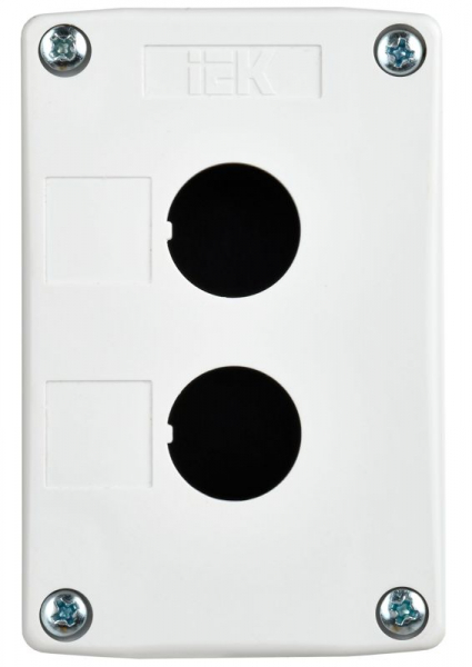 Корпус КП102-Р 2-м для кнопок бел. IEK BKP10-2-K01-R