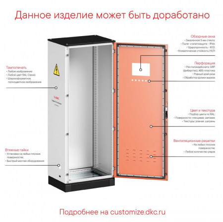 Панель задняя для шкафов CQE N 1800х300мм DKC R5NCRE1830
