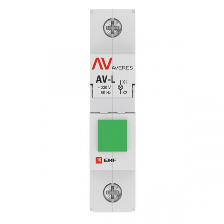 Лампа сигнальная AV-L зел. EKF av-l-green-averes