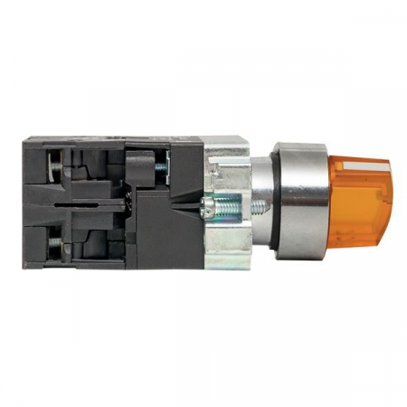 Переключатель BD21 2P с желт. подсветкой 230В NO PROxima EKF xb2-bk21-y-230