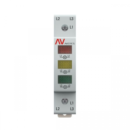 Индикатор напряжения трехфазный AV-L EKF av-l-3ph-averes