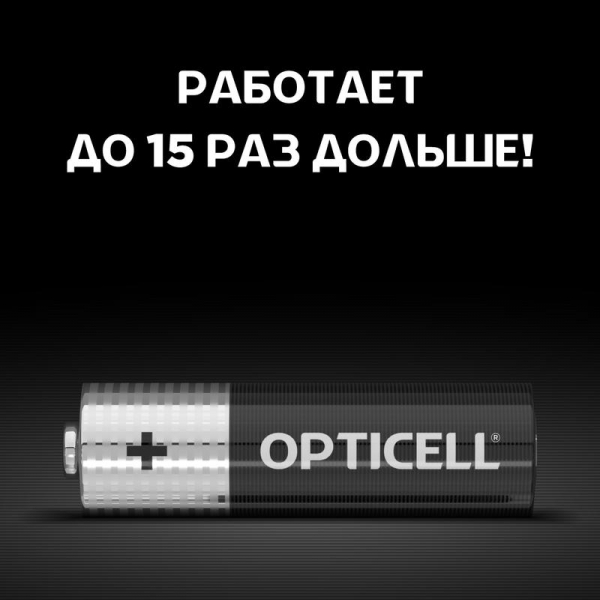 Элемент питания алкалиновый AA/LR6 (блист. 12шт) Basic Opticell 5051010/6051010
