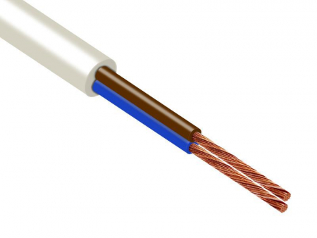 Провод TOKOV ELECTRIC ПВС 2х0.75 380В Б (уп.20м) 1945425