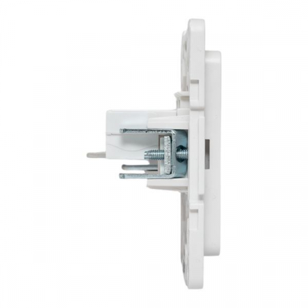 Розетка компьютерная 2-м Стокгольм RJ-45 механизм бел. EKF EYK02-035-10