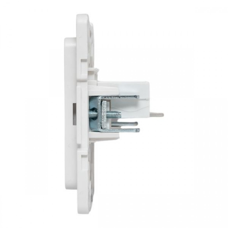 Розетка компьютерная 2-м Стокгольм RJ-45 механизм бел. EKF EYK02-035-10