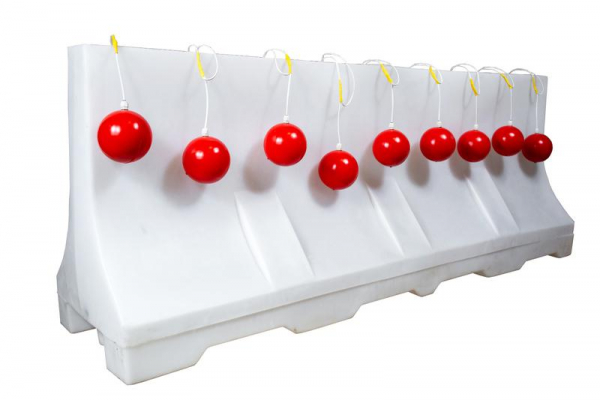 Гирлянда из фонарей ФС 12.1 с шагом 2.5м хвост 5м (50пм) Протэкт УП-00009651