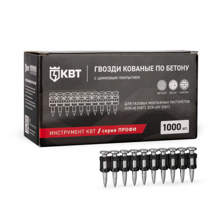 Гвоздь кованый по бетону GGN-3022MG ПРОФИ (уп.1000шт) КВТ 106198