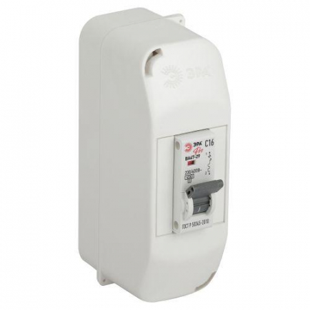 Корпус пластиковый КМПн 1/2 IP20 навесной SIMPLE бел. ЭРА Б0062279