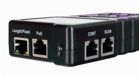 Тестер кабельный многофункциональный NetGeeks NP40 фиолет. Ermenrich 84549