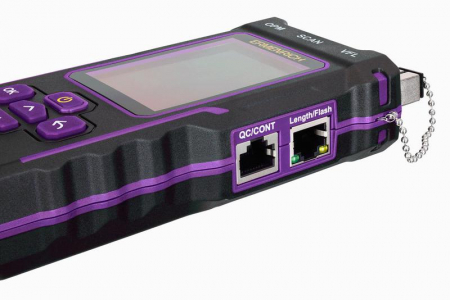 Тестер кабельный многофункциональный NetGeeks NP60 фиолет. Ermenrich 84551