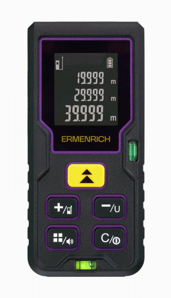 Рулетка лазерная Reel PLUS GD40 фиолет. Ermenrich 84643