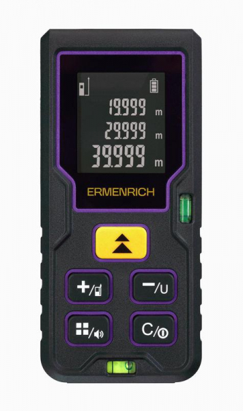 Рулетка лазерная Reel PLUS GD80 фиолет. Ermenrich 85315