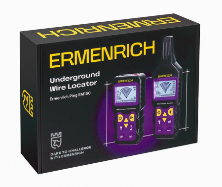 Детектор подземных проводов Ping SM150 фиолет. Ermenrich 84550