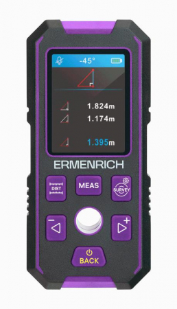 Детектор скрытой проводки Ping SM90 фиолет. Ermenrich 83842