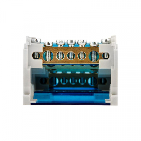 Шина на DIN-рейку в корпусе (кросс-модуль) 4х7 Rexant 11-2304-7