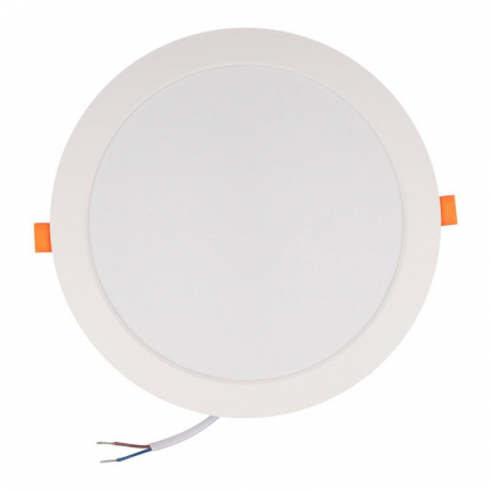 Светильник светодиодный PLED DL7 WH Downlight 24Вт 4000К 220х26мм IP54 ДВО встраив. Pro JazzWay 5042568