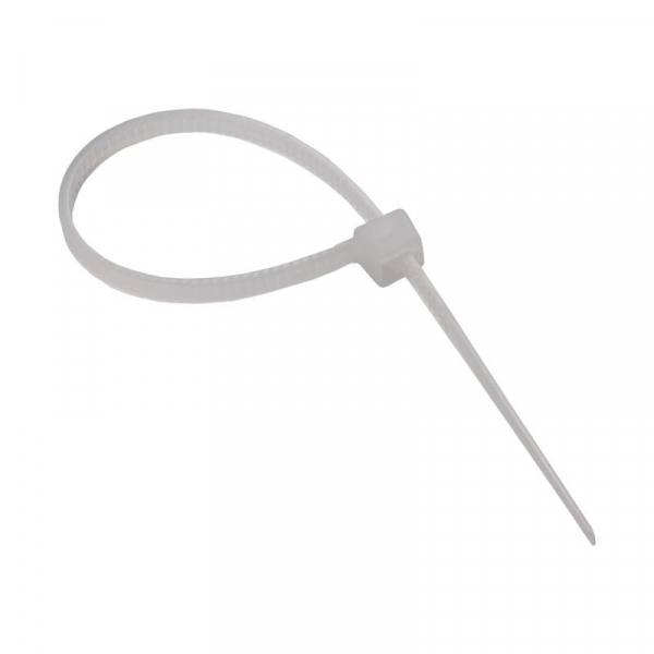 Хомут кабельный PCT 2.5х080-100WH 2.5х80 PA6.6 бел.(уп.100шт) JazzWay 5053670