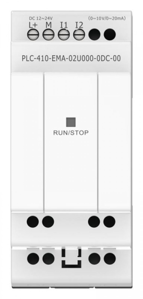 Модуль входов выходов ПЛК 410 2 UI (0-20мА/0-10В) 24В DC ONI PLC-410-EMA-02U000-0DC-00
