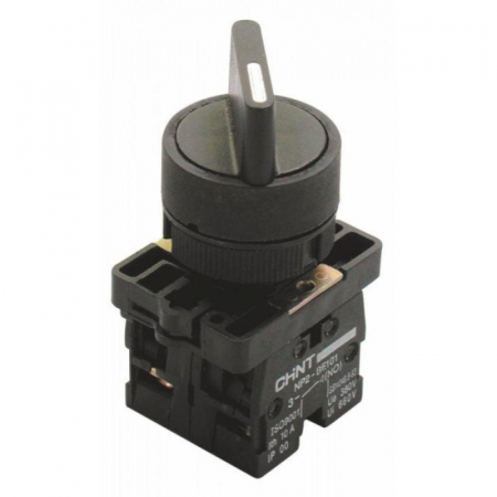 Переключатель NP2-ED33 3 положения 2НО IP40 с фиксацией (R) CHINT 574098