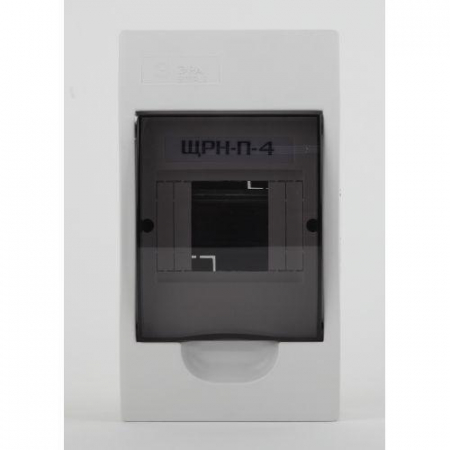Бокс ЩРН-П-4 мод. навесной пластик IP41 SIMPLE NO-box_simple-plastic_4_surface ЭРА Б0041521