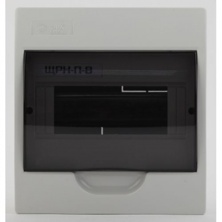 Бокс ЩРН-П-8 мод. навесной пластик IP41 SIMPLE NO-box_simple-plastic_8_surface ЭРА Б0041523