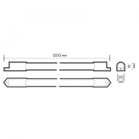 Светильник светодиодный PLED T4i 1200 18Вт 4000К IP65 ДСП ДПО JazzWay 5047570