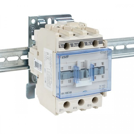 Контактор КМЭ 40А кат. 195.5-253В AC 1НО+1НЗ EKF ctr-s-40-220