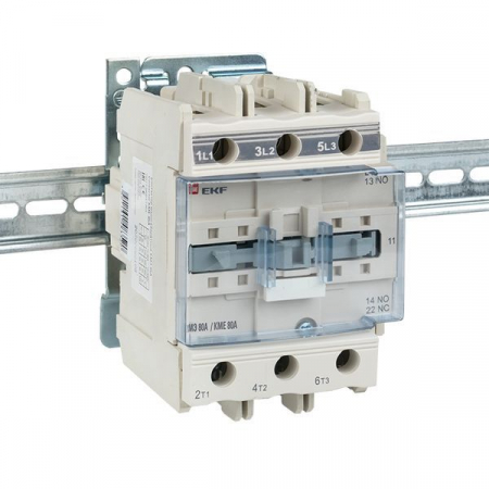 Контактор КМЭ 80А кат. 220В AC 1НО+1НЗ EKF ctr-s-80-220
