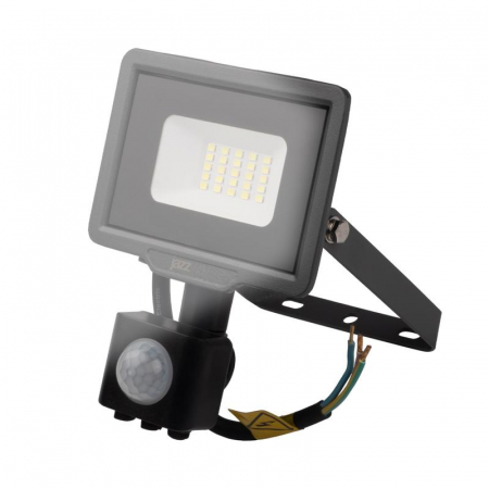 Прожектор светодиодный PFL-C3 SENSOR 20Вт 6500К IP65 ДО закален. прозр. стекло датчик движения инфракрасный Pro JazzWay 5026926A