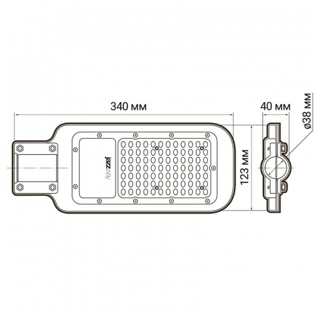 Светильник светодиодный PSL 07 30Вт 5000К IP65 AC180-260 уличный ДКУ Pro JazzWay 5041035