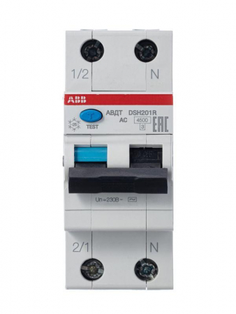 Выключатель автоматический дифференциального тока DSH201R C25 AC30 ABB 2CSR245072R1254