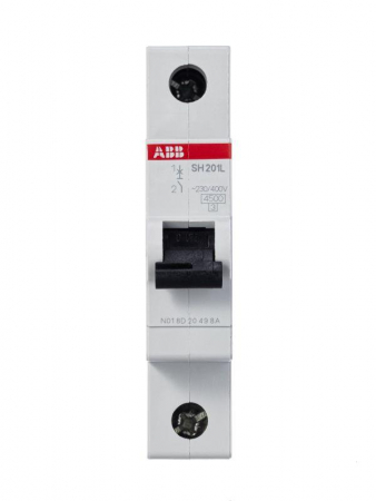 Выключатель автоматический модульный 1п C 50А 4.5кА SH201L C50 ABB 2CDS241001R0504