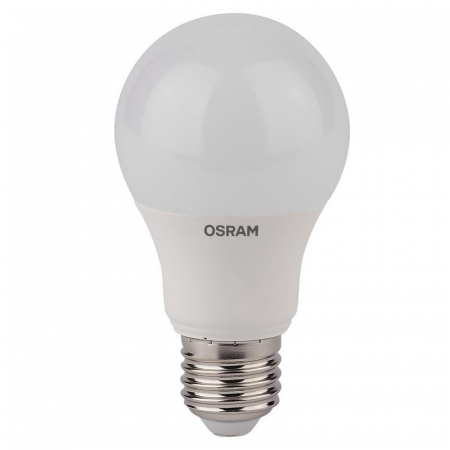 Лампа светодиодная LED STAR CLASSIC A 40 5.5W/865 5.5Вт грушевидная 6500К холод. бел. E27 470лм 220-240В матов. пласт. OSRAM 4052899971523