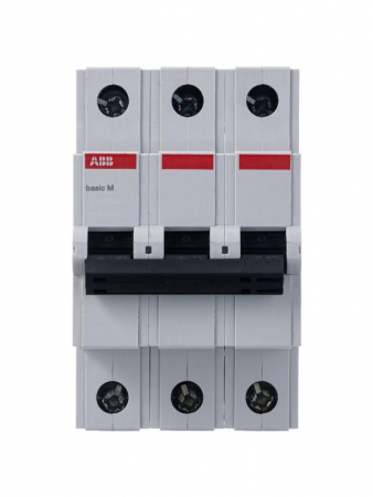 Выключатель автоматический модульный 3п C 25А 4.5кА Basic M BMS413C25 ABB 2CDS643041R0254