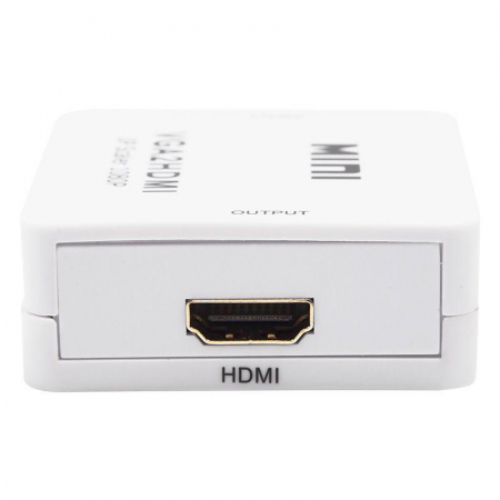 Конвертер VGA + Стерео 3.5мм на HDMI пластик бел. Rexant 17-6930