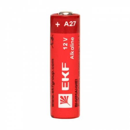 Элемент питания алкалиновый A27 для сигнализаций (блист.5шт) EKF A27-BL5