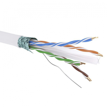 Кабель CAT 6 F/UTP нг(А)-LSLTx (уп.305м) сер. DKC RN6FUA03WH