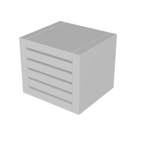 Блок вентиляционный TEHSTRONG VB 100x100x75 (EI 180) EKF vb10075