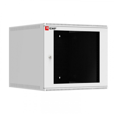 Шкаф телекоммуникационный Astra A ШТН 9U 600х650 настенный дверь стекло Basic EKF ITB9G650