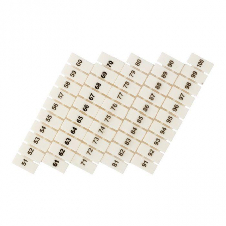 Маркеры для JXB-ST 1.5 с нумерацией 50-100 (уп.10шт) PROxima EKF zb-st-1.5-50-100