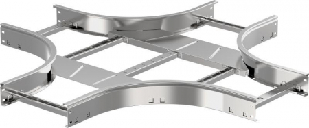 Ответвитель для лотка Х-образ. 150х500 R300 LESTA IEK CKR04-4-150-500