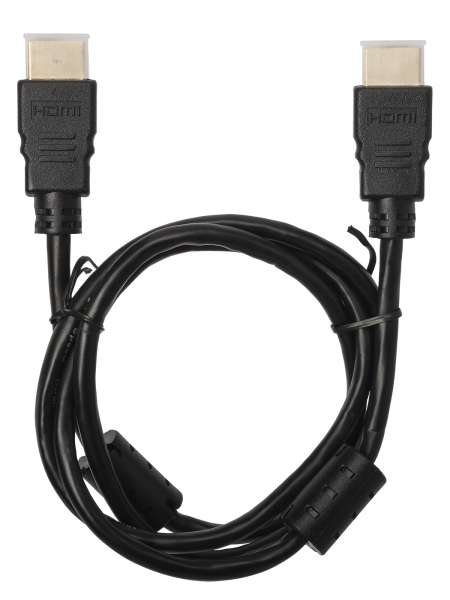 Кабель "АВК 2" HDMI - HDMI, v2.0, позолоченные контакты, с ферритами, 1 метр, TDM