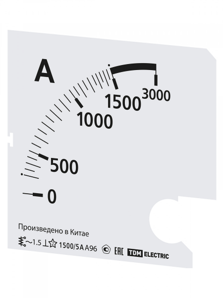 Шкала Ш96 1500/5А-1,5 (для А96 Х/5А) TDM
