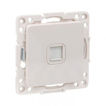 Розетка компьютерная 1-м Стокгольм RJ45 механизм бел. PROxima EKF EYK01-035-10