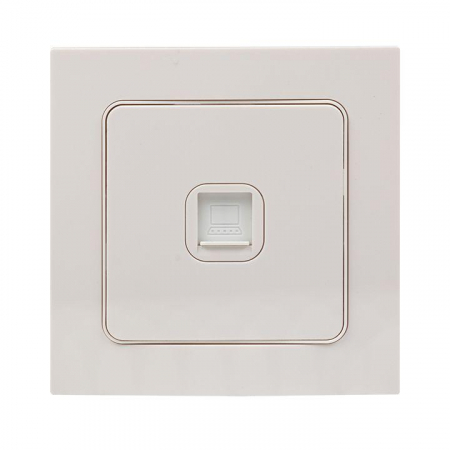 Розетка компьютерная 1-м Стокгольм RJ45 механизм бел. PROxima EKF EYK01-035-10