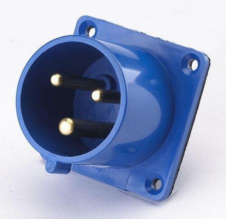 Вилка щитовая 623 32А 2P+PE 220В IP44 ВЩ-102 DEKraft 26062DEK